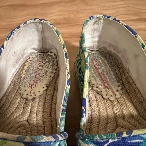 Lilly Pulitzer Lia Espradille Wade & Sea Sz 7 Shoes - Picture 6 of 8